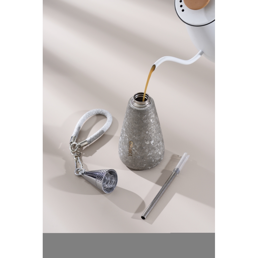 Oball Iconic titanium bottle 350 ml, silver – 3