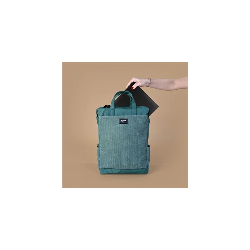 PORT DESIGNS MILANO II ECO TOTEPACK, backpack for NB 14–16", sage green – 3
