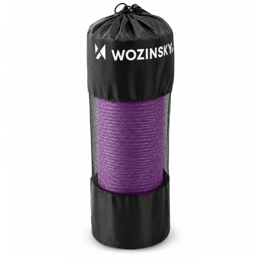 Wozinsky WNSP-15F harjoitusmatto 183 x 61 x 1,5 cm, paks joogamatto ja kuntosali – violetti – 4