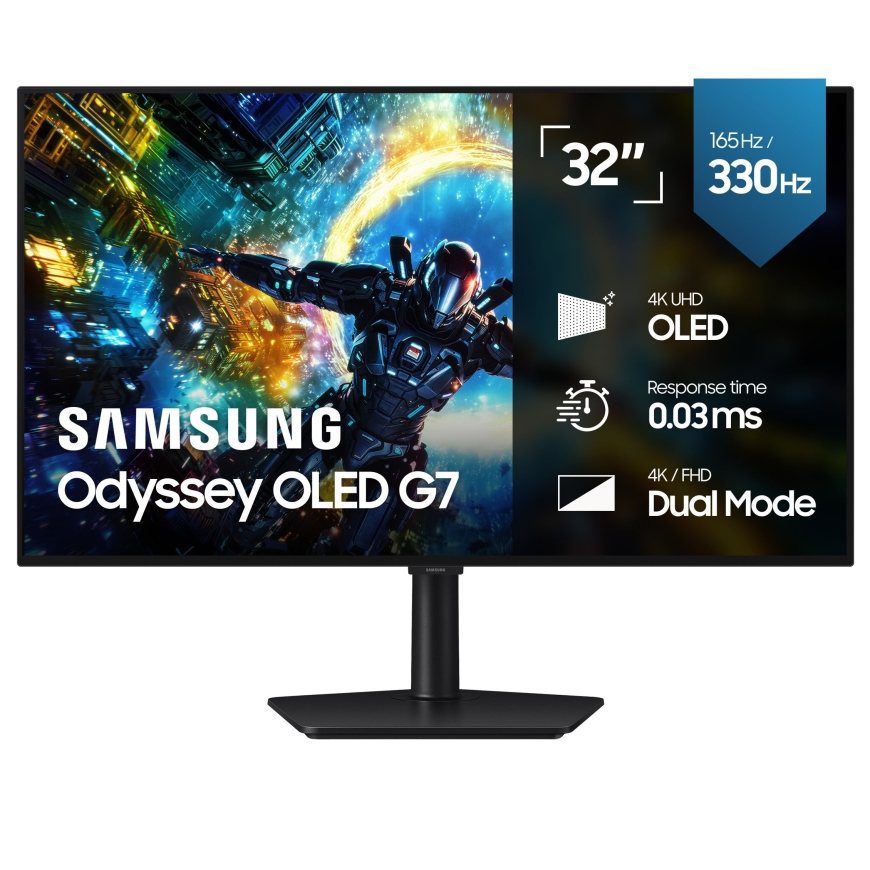 Samsung Odyssey OLED G7 (G73SH) 32" 4K žaidimų monitorius