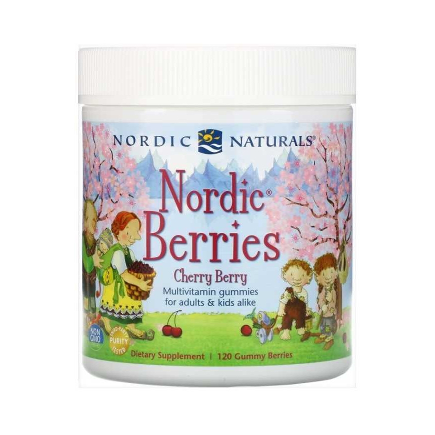 Nordic Naturals "Nordic Berries" dietary supplement for children, 120 cherry gummies