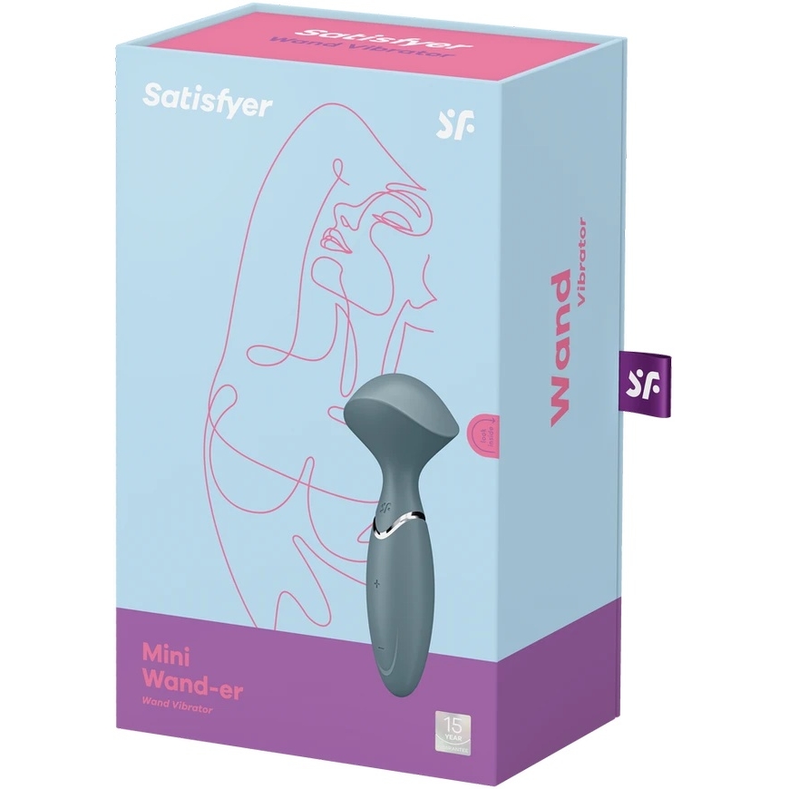 Satisfyer Mini Wand-er Vibratsiooniseade Valge – 3