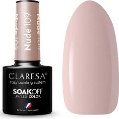 Claresa Claresa Soak Off UV/LED Nude hibridinis lakas 109 5g
