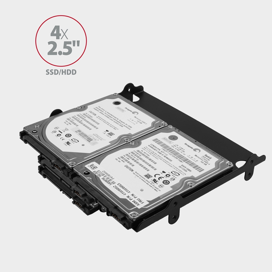 Axagon RHD-435 montāžas komplekts Melns Metāls – 4