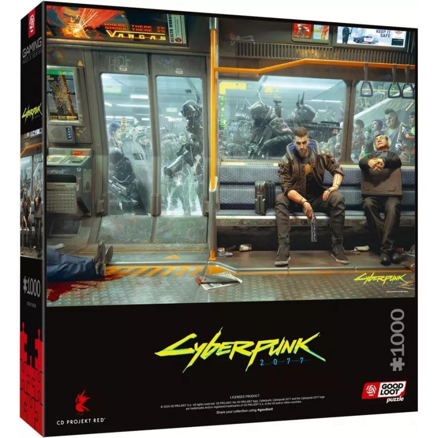 Puzzle Good Loot Gaming - Cyberpunk 2077: Metro 1000 vnt. – 3