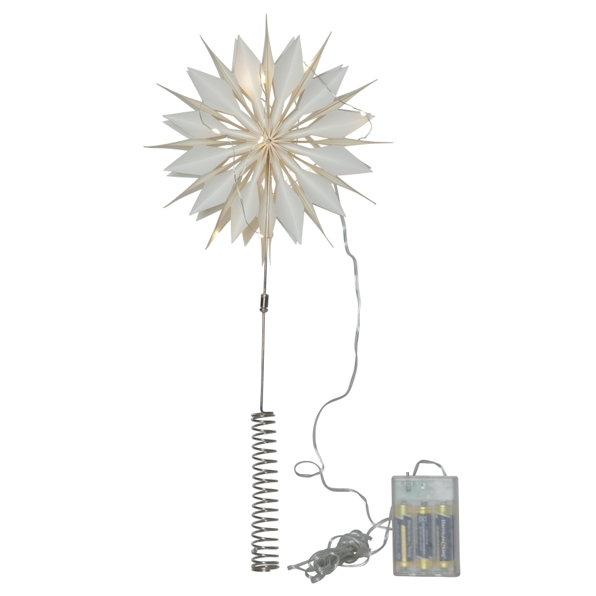 Star Trading Flinga treetop star, white