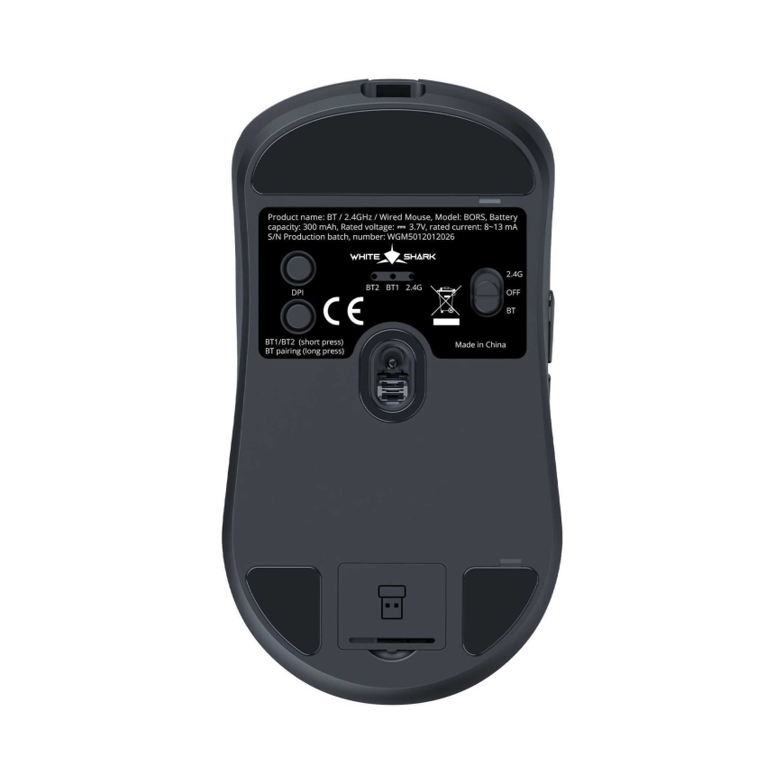 White Shark BORS-B WGM-5021 12000 DPI Langaton pelihiiri, – 4