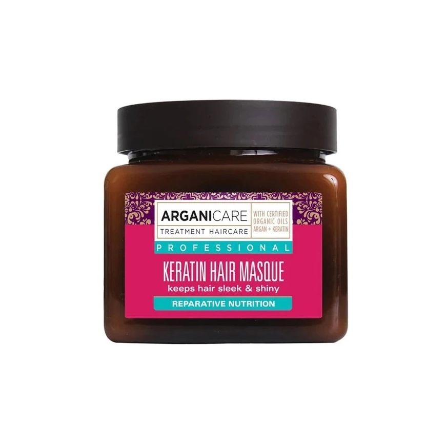Arganicare Keratin Hair Treatment Cream Mask Moisturizing & Repairing, 500 ml