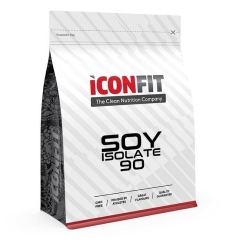 ICONFIT Soy Isolate 90 soijaproteiini-isolaatti, maustamaton, 800 g
