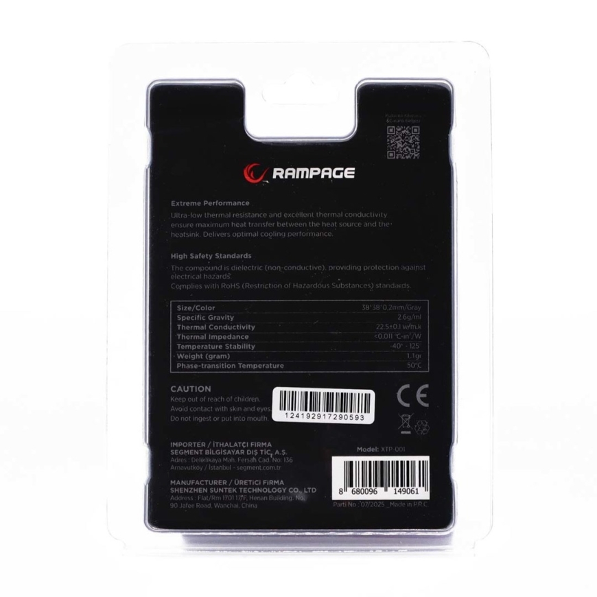 RAMPAGE TERMOPAD XTP-001 – 2