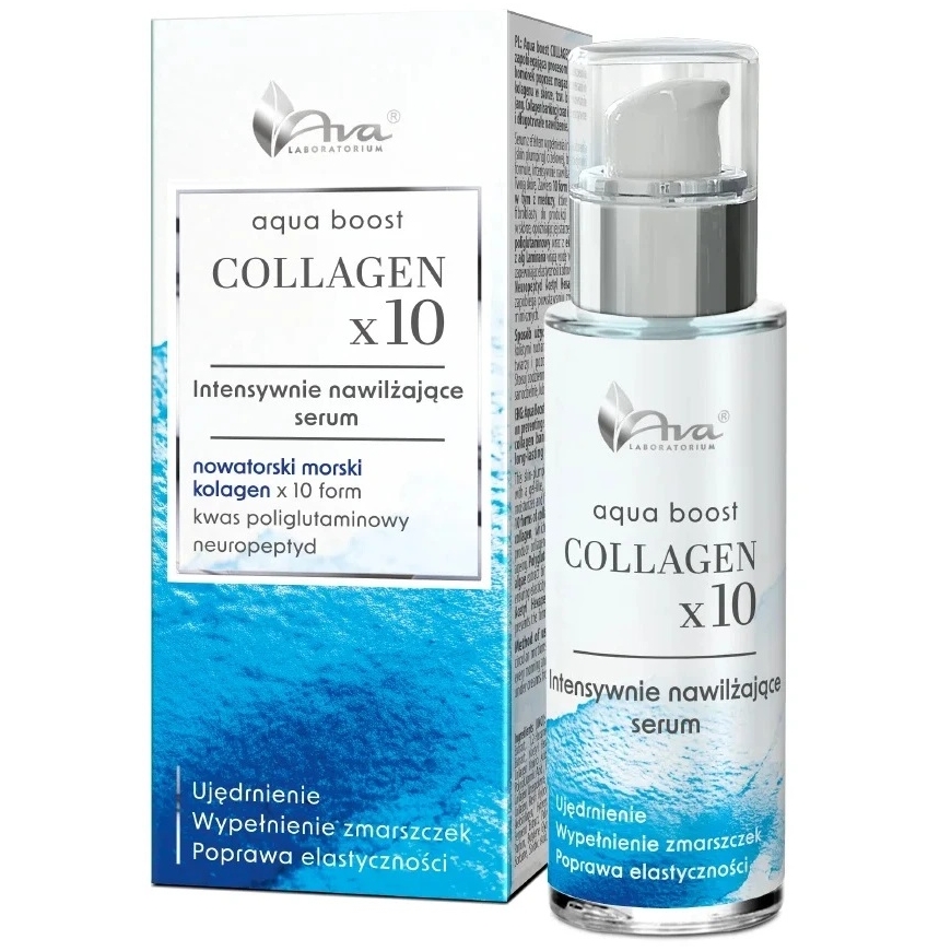 Ava Laboratorium Aqua Boost Collagen x10 Intensiivisesti kosteuttava seerumi 30ml