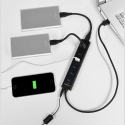 Axagon HUE-SA7BP jaotur USB 3.2 Gen 1 (3.1 Gen 1) Type-A 5000 Mbit/s Must Axagon HUE-SA7BP jaotur USB 3.2 Gen 1 (3.1 Gen 1) Type-A 5000 Mbit/s Must