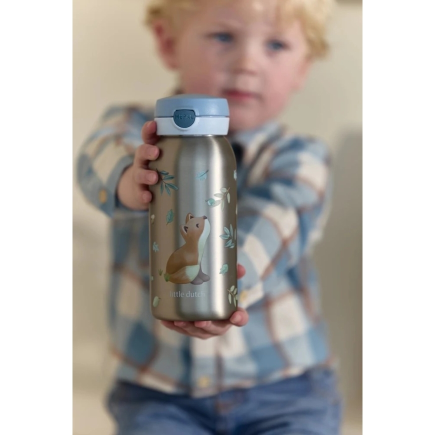 Rosti Mepal Friends Little Dutch termos pudelītis ar locāmo vāciņu "Meža draugi", 500 ml – 5