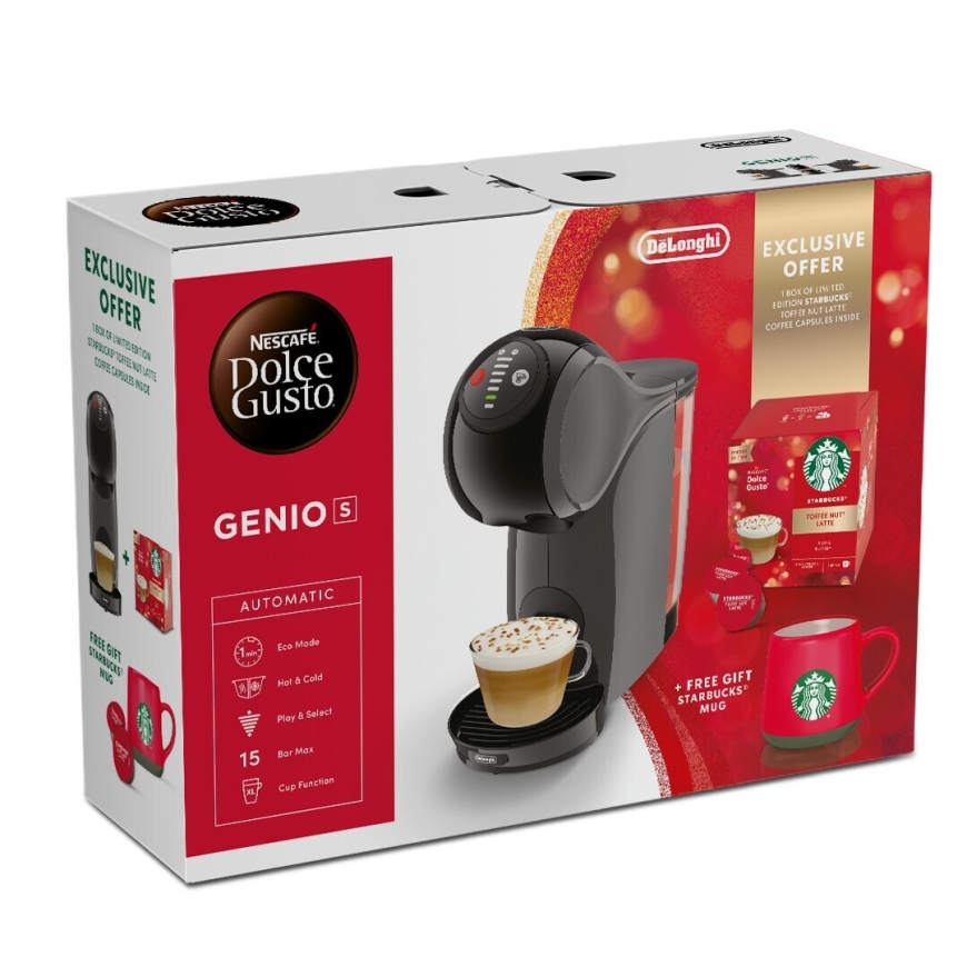 Dolce Gusto Genio S Starbucks Holiday Pack kafijas automāts – 3