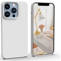 Riff "Minkštas silikono dėklas iPhone 13 Pro Max" Baltas Riff "Minkštas silikono dėklas iPhone 13 Pro Max" Baltas