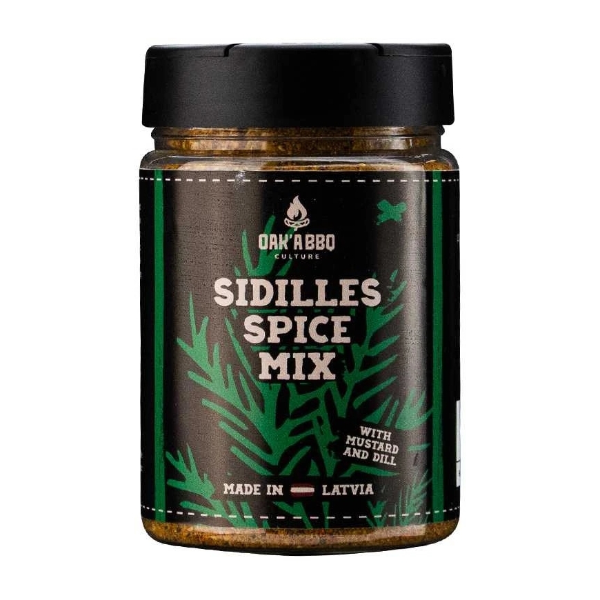 Oak a bbq Oakabbq Garšvielas ar sinepēm "Sidilled"
