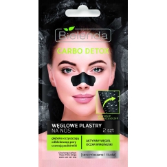 Bielenda Carbo Detox melnā ogļu deguna plāksteri 2 gab.