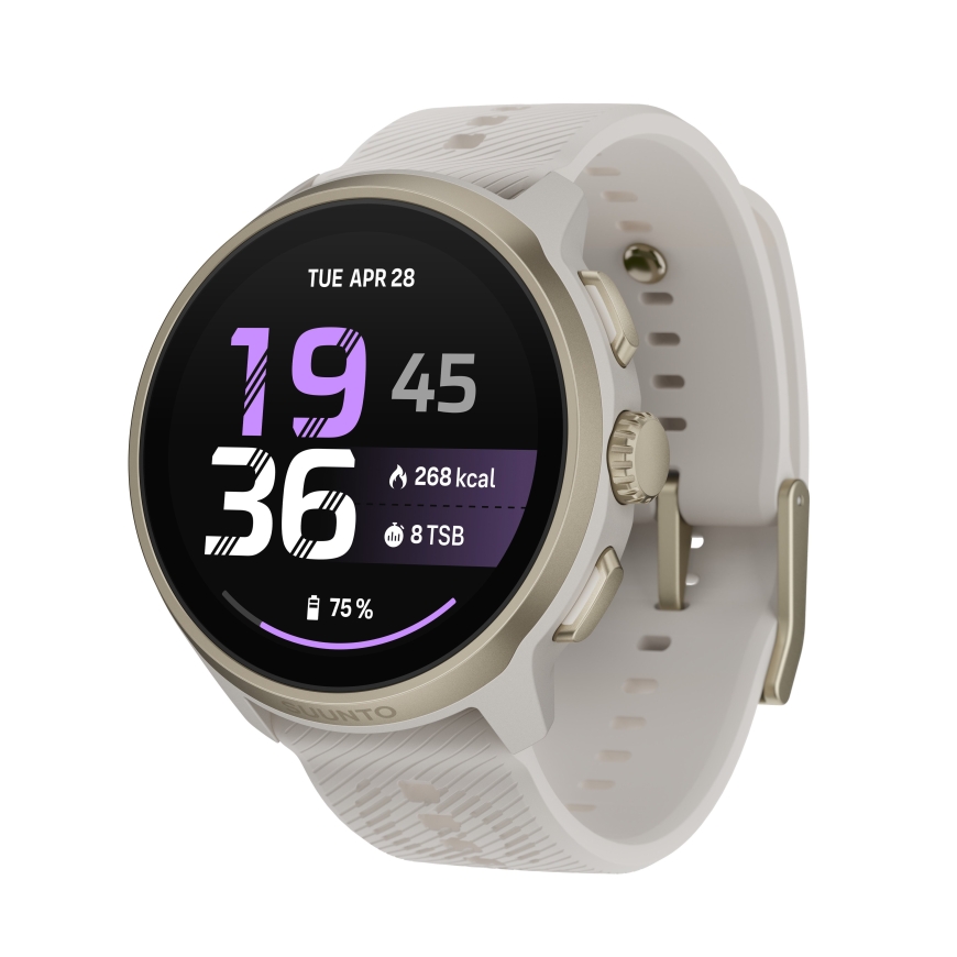 Suunto Run 2 running watch, 4 GB, Feather Gold