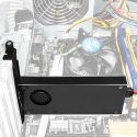 Axagon PCEM2-DC PCIe x4 - M.2 NVMe M-key + SATA B-key slot adapter w. cooler, SP & LP