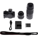 Canon EOS R100 + RF-S 18-45mm F4.5-6.3 IS STM Lens + RF 75-300mm F4-5.6 Lens MILC 24,1 MP CMOS 6000 Canon EOS R100 + RF-S 18-45mm F4.5-6.3 IS STM Lens + RF 75-300mm F4-5.6 Lens MILC 24,1 MP CMOS 6000