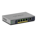 NETGEAR GS105EP Unmanaged Gigabit Ethernet (10/100/1000) Power over Ethernet (PoE) Grey NETGEAR GS105EP Unmanaged Gigabit Ethernet (10/100/1000) Power over Ethernet (PoE) Grey