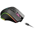Mars Gaming MMWVECTOR-hiiri oikeakätisille, RF Wireless + Bluetooth + USB Type-A, optinen, 12000 DPI Mars Gaming MMWVECTOR-hiiri oikeakätisille, RF Wireless + Bluetooth + USB Type-A, optinen, 12000 DPI