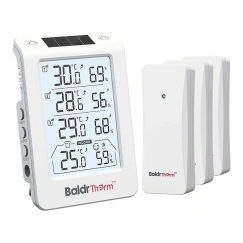 BALDRTHERM B0598 3-Channel Thermohygrometer with Automatic Backlight