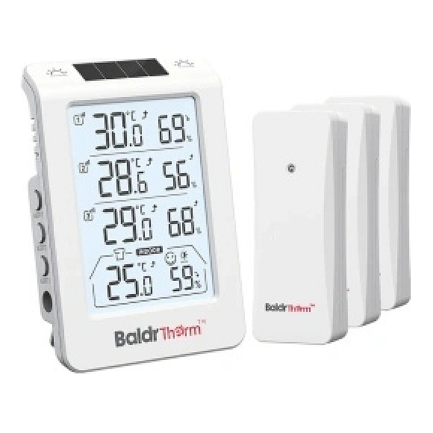 BALDRTHERM B0598 3-kanalinis termohigrometras su automatinis atšvaitas – 2