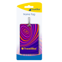 Blue Blue TRAVEL Blue LUGGAGE IDENTIFIER WAVES