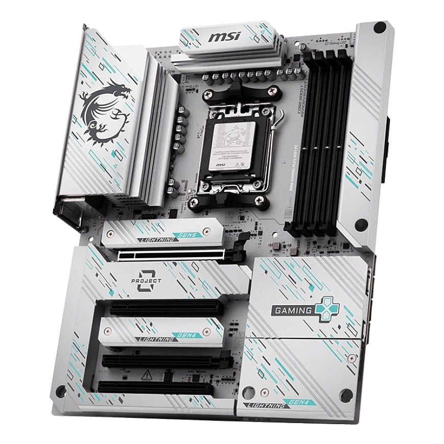 MSI B850 GAMING PLUS WIFI PZ pagrindinė plokštė AMD B850 AM5 lizdas ATX – 4