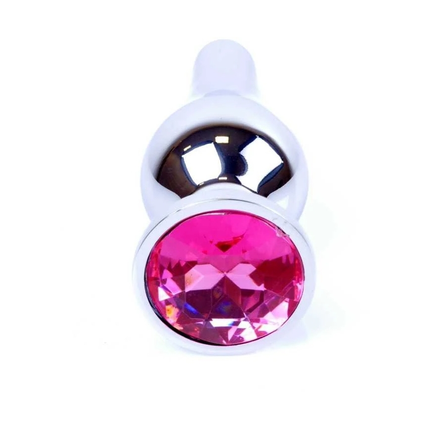 B-sarja Heavyfun Vaaleanpunainen Plug-Korut Hopea BUTT PLUG - Vaaleanpunainen – 2