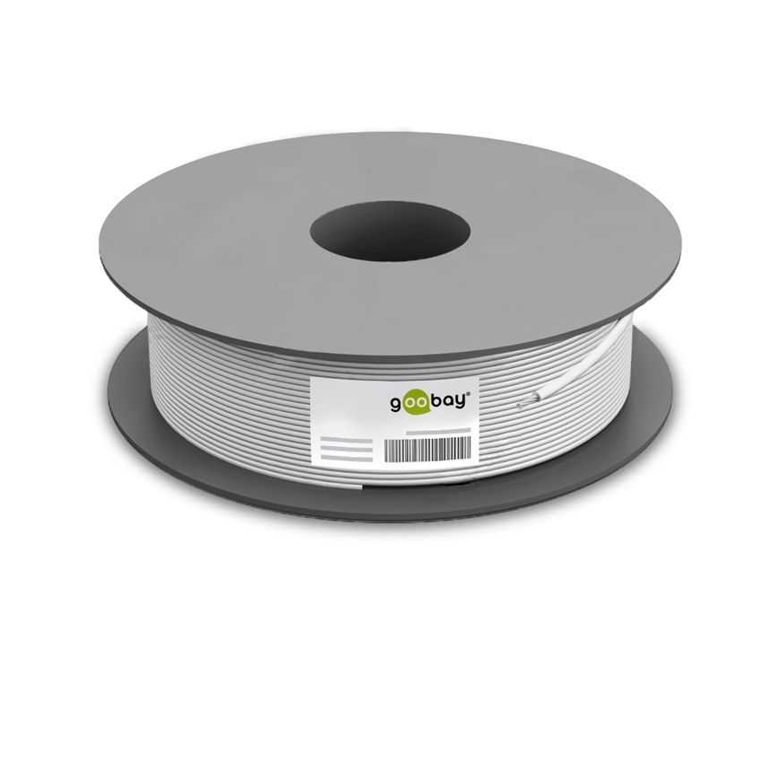 Goobay 94217 CAT6 võrgukaabel S/FTP (PiMF) 100m Valge