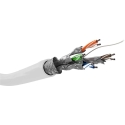 Goobay 94217 CAT6 network cable S/ FTP (PiMF) 100m White Goobay 94217 CAT6 network cable S/ FTP (PiMF) 100m White