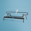 R-Go Tools Document holder R-Go Flex Read, ergonomic, with soft foam wrist rest, transparent acrylic