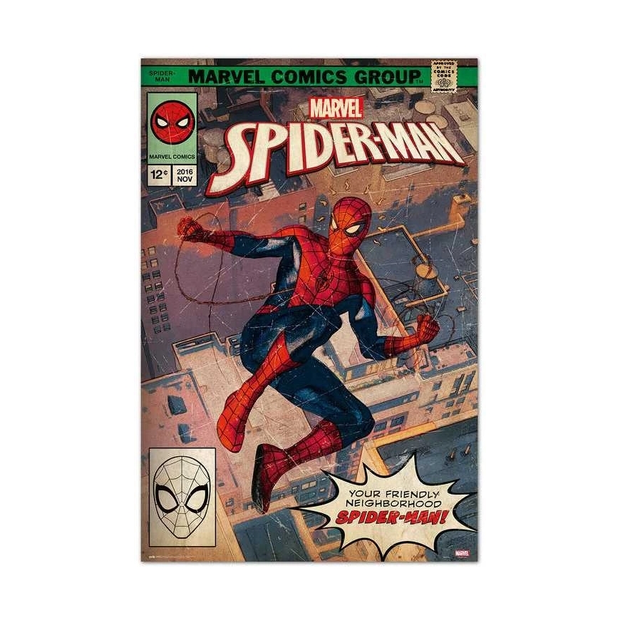 Juliste ERIK Marvel Spiderman sarjakuvajuliste