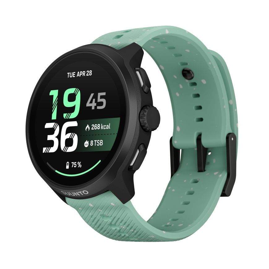 Suunto Run 2 jooksukell, 4 GB, Aloe Green