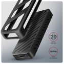 Axagon EEM2-20G USB-C 20Gbps - M.2 NVMe SSD ARMORED box