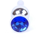 Серия B Heavyfun Plug-Jewellery Серебряный BUTT PLUG- Темно-синий Серия B Heavyfun Plug-Jewellery Серебряный BUTT PLUG- Темно-синий
