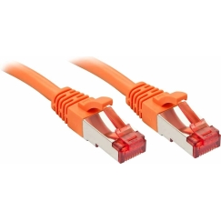 Network Cable - LINDY Cat.6 S/FTP Network Cable, RJ45, M/M, 250MHz, 27AWG, 7.5 m, Orange