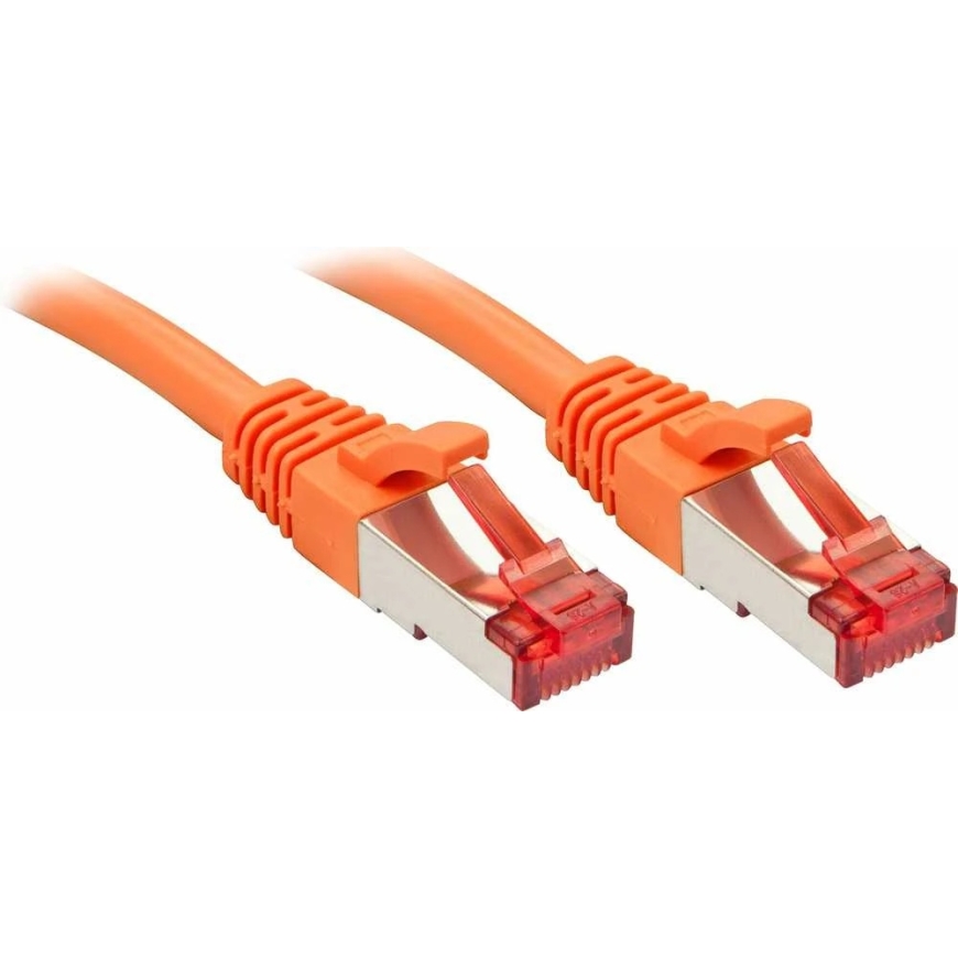 Сетевой кабель - LINDY Cat.6 S/FTP сетевой кабель, RJ45, M/M, 250MHz, 27AWG, 7.5 м, Оранжевый