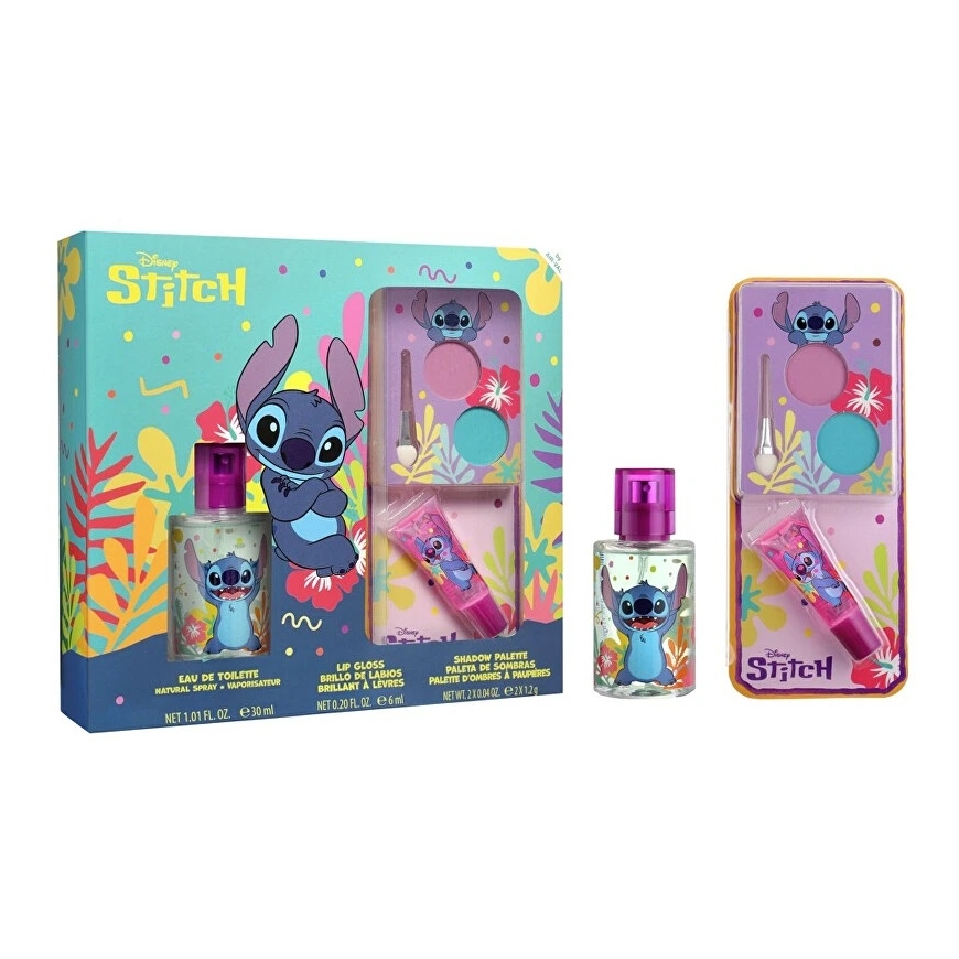 EP Line Fragrances For Children Stitch Gift Set EDT 30 ml, lip gloss and eyeshadows