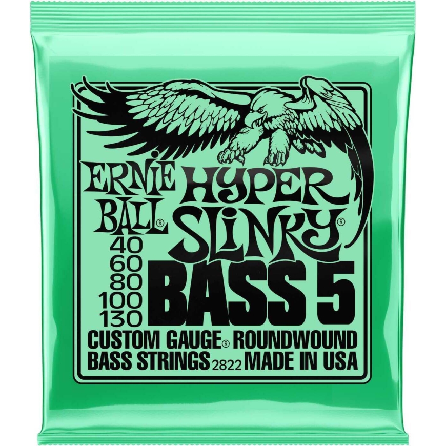 Ernie Ball Hyper Slinky 2822 5-käigulise basskitarri keeled