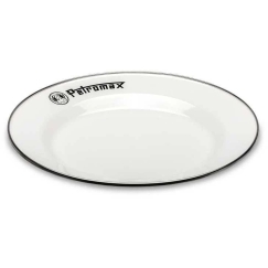 Emaljētās šķīvīši 2 gab. 26 cm Petromax baltas