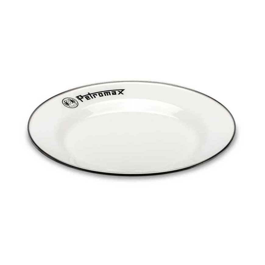 Emaljētās šķīvīši 2 gab. 26 cm Petromax baltas