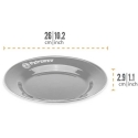 Emailitud taldrikud 2 tk 26 cm Petromax valged Emailitud taldrikud 2 tk 26 cm Petromax valged