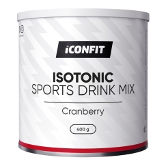 ICONFIT Isotonic spordijookide pulber, jõhvikas, 400 g