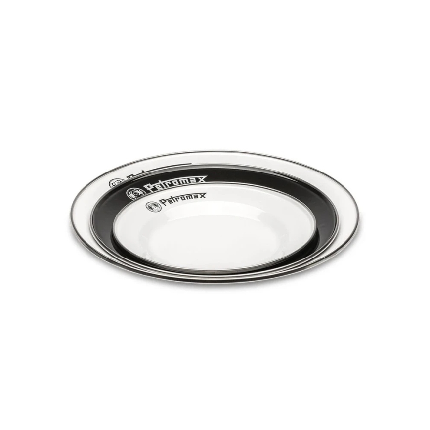 Emailitud taldrikud 2 tk 26 cm Petromax valged – 5