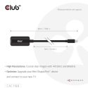 CLUB3D Mini DisplayPort™ 1.4 to HDMI™ 8K60Hz M/F Adapter