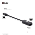 CLUB3D Mini DisplayPort™ 1.4 to HDMI™ 8K60Hz M/F Adapter