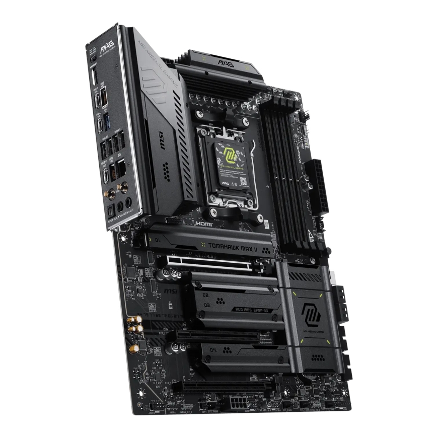 MSI MAG B850 TOMAHAWK MAX WIFI II mātes plate AMD B850 AM5 pieslēgvieta ATX – 3
